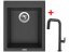Set Sinks Cube 410 Nanoblack + EVA P Nanoblack