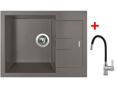Sinks AMANDA 650 Truffle + Flexia Sinks AMANDA 650 Truffle + Flexia