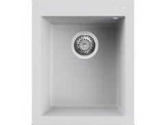 Granitový drez Elleci Quadra 100 Bianco G68 Granitový drez Elleci Quadra 100 Bianco G68