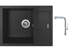 Set Sinks AMANDA 650 Metalblack + baterie Sinks SLIM S2 kartáčovaná Set Sinks AMANDA 650 Metalblack + baterie Sinks SLIM S2 kartáčovaná