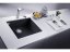Set Sinks Cube 560 Metalblack + Elasta nerez/čierná