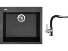 Set Sinks CUBE 560 Granblack + batéria Sinks ENIGMA S Grandblack Set Sinks CUBE 560 Granblack + batéria Sinks ENIGMA S Grandblack