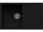 Granitový drez Elleci Unico 300 Full black G40