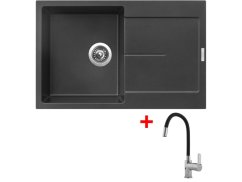 Sinks ULTIMA 790 Metalblack + Flexia Sinks ULTIMA 790 Metalblack + Flexia