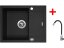 Sinks LINEA 600 XC Granblack + Elasta nerez/čierná