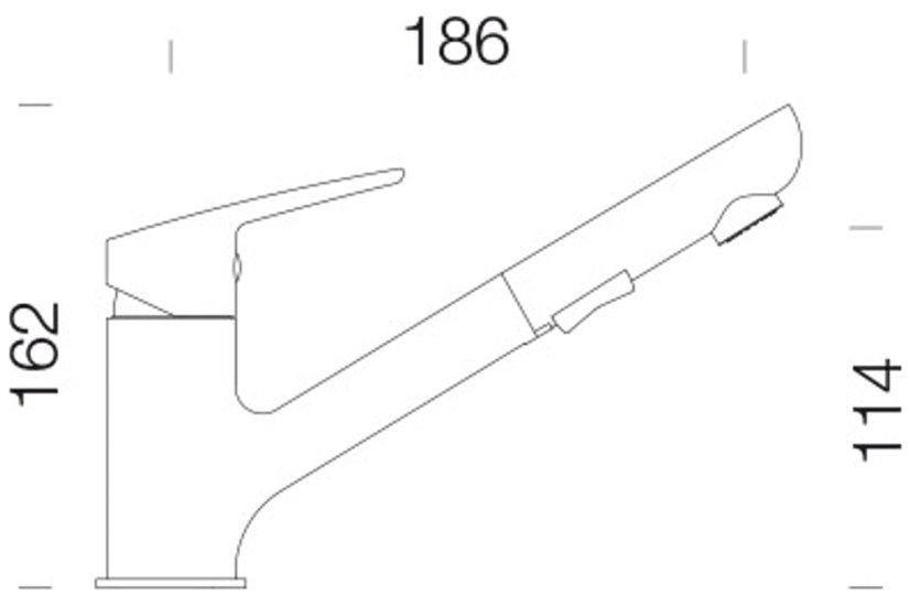 Schock Daja 522120ON Onyx dřezová baterie 
