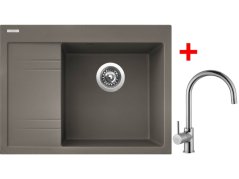 Sinks RIM 650 P Truffle + Vitalia Sinks RIM 650 P Truffle + Vitalia