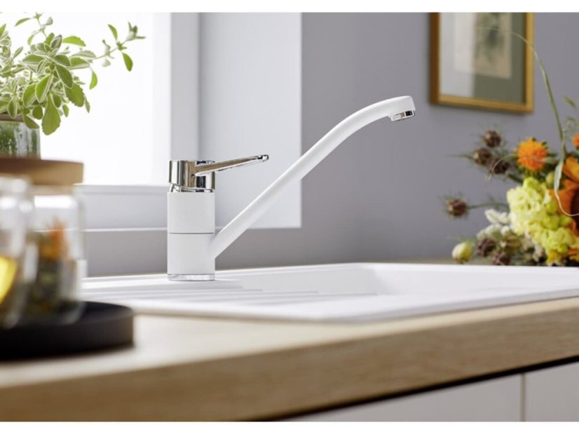 Dřezová baterie Blanco Wega II bílá soft - 2