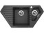 Sinks BRAVO 850.1 Granblack + Elasta nerez/čierná