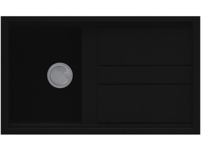 Granitový dřez Elleci Best 400 Black K86