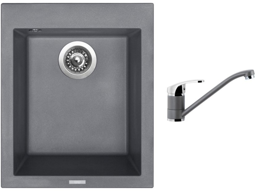 Set Sinks CUBE 410 Titanium + batéria Sinks PRONTO Titanium