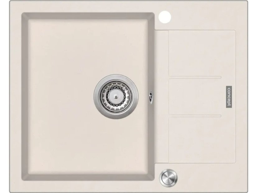 Granitový dřez Concept DG05C45be Cubis Béžový - 1
