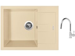 Set Sinks AMANDA 650 Sahara + baterie Sinks MIX 35 P chrom Set Sinks AMANDA 650 Sahara + baterie Sinks MIX 35 P chrom