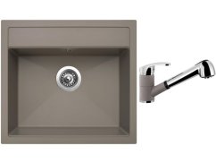 Set Sinks SOLO 560 Truffle + baterie Sinks LEGENDA S Truffle Set Sinks SOLO 560 Truffle + baterie Sinks LEGENDA S Truffle