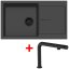 Set Sinks INFINITY 860 BL Nanoblack + COMFORTA Nanoblack - 1 Set Sinks INFINITY 860 BL Nanoblack + COMFORTA Nanoblack - 1