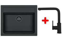 Set Alveus Atrox 30 čierna matná Black edition + Zeos-P Čierna