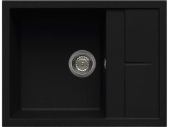 Granitový drez Elleci Unico 125 Full Black G40