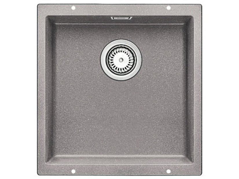Granitový dřez Blanco SUBLINE 400 U Silgranit aluminium s táhlem