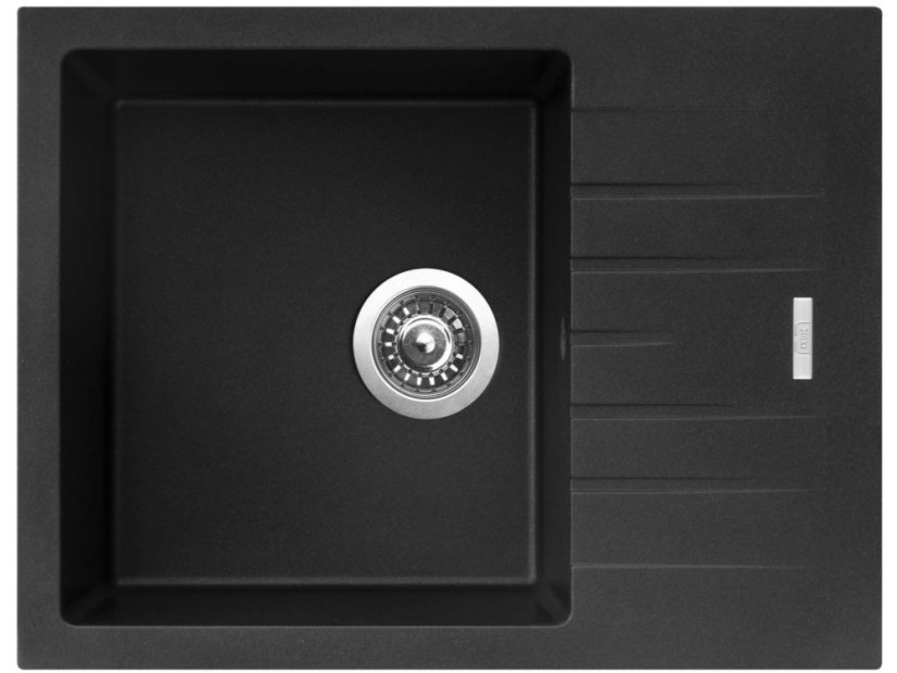 Sinks PERFECTO 650 Metalblack + ELASTA S černá matná