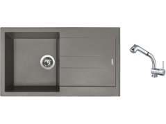 Set Sinks AMANDA 860 Truffle + batéria Sinks MIX 3 S Chróm Set Sinks AMANDA 860 Truffle + batéria Sinks MIX 3 S Chróm