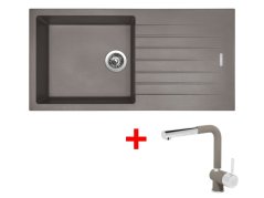 Set Sinks Perfecto 1000 Truffle + Mix 3 P GR Set Sinks Perfecto 1000 Truffle + Mix 3 P GR