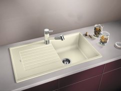 Granitový drez Blanco ZIA 5 S sivá vulkán Granitový drez Blanco ZIA 5 S sivá vulkán