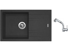 Set Sinks LINEA 780 N Granblack + batéria Sinks MIX 3 S Chróm Set Sinks LINEA 780 N Granblack + batéria Sinks MIX 3 S Chróm