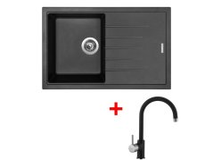 Sinks BEST 780 Metalblack + Vitalia GR Sinks BEST 780 Metalblack + Vitalia GR