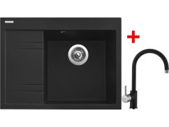 Sinks RIM 650 P Metalblack + Vitalia GR Sinks RIM 650 P Metalblack + Vitalia GR
