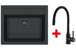 Set Alveus Atrox 30 Čierna matná + Mintas