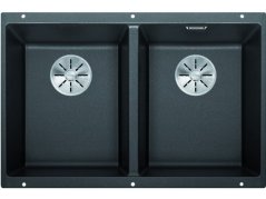 Granitový dřez Blanco SUBLINE 350/350 U InFino antracit bez táhla