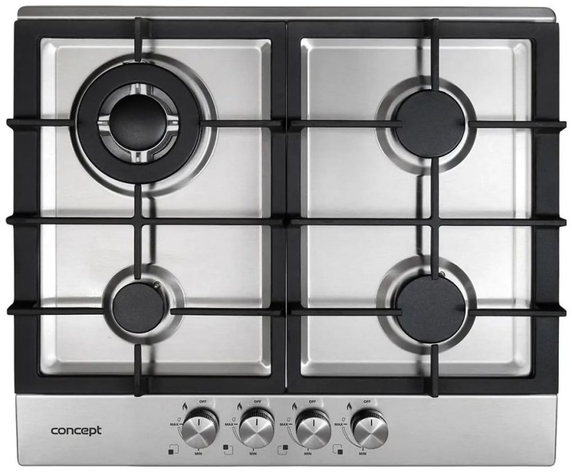Concept PDV4760 plynová varná deska nerez - 1