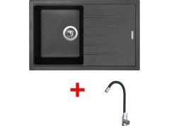 Sinks BEST 780 Metalblack + Elasta nerez/čierná Sinks BEST 780 Metalblack + Elasta nerez/čierná