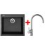 Set Sinks CUBE 560 Granblack + Vitalia Set Sinks CUBE 560 Granblack + Vitalia