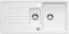 Granitový dřez Blanco ZIA 6 S bílá soft s excentrem