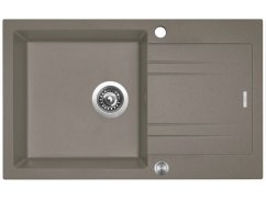 Sinks LINEA 780 XC Truffle + Vitalia čierná matná