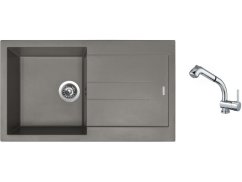 Set Sinks AMANDA 860 Truffle + batéria Sinks MIX 3 S Chróm Set Sinks AMANDA 860 Truffle + batéria Sinks MIX 3 S Chróm