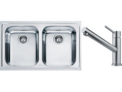 Set Franke LLX 620 Nerez + batéria Franke FC 9290 ORBIT Nerez Set Franke LLX 620 Nerez + batéria Franke FC 9290 ORBIT Nerez