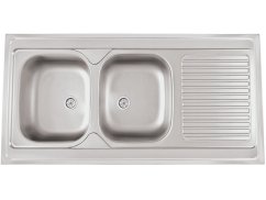 Nerezový drez Sinks CLP-A 1200 DUO M 0,6mm matný Nerezový drez Sinks CLP-A 1200 DUO M 0,6mm matný