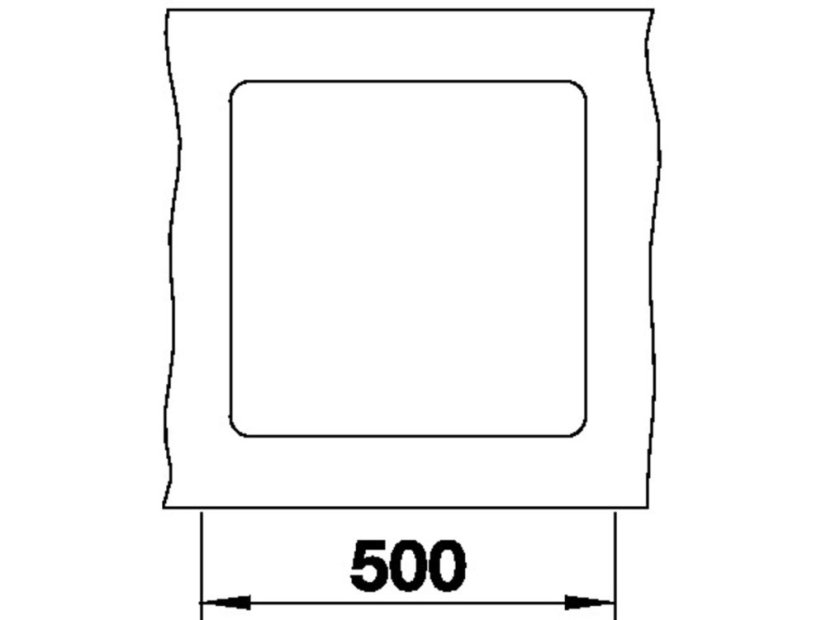 Granitový dřez Blanco SUBLINE 400 F InFino bílá bez táhla