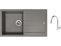 Set Sinks AMANDA 860 Truffle + batéria Sinks MIX 35 P chróm