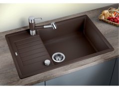 Granitový dřez Blanco ZIA XL 6 S Compact černá s excentrem