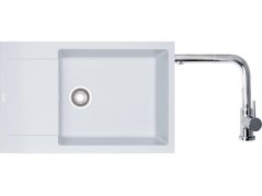 Set Franke MRG 611-78 BB Bílá-led + Franke FN 0147 Chrom