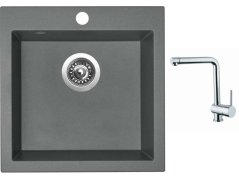 Set Sinks VIVA 455 Titanium + batéria Sinks MIX 3 chróm Set Sinks VIVA 455 Titanium + batéria Sinks MIX 3 chróm