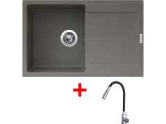 Sinks ULTIMA 790 Truffle + ELASTA S nerez/čierná Sinks ULTIMA 790 Truffle + ELASTA S nerez/čierná