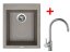 Set Sinks CUBE 410 Truffle + Vitalia