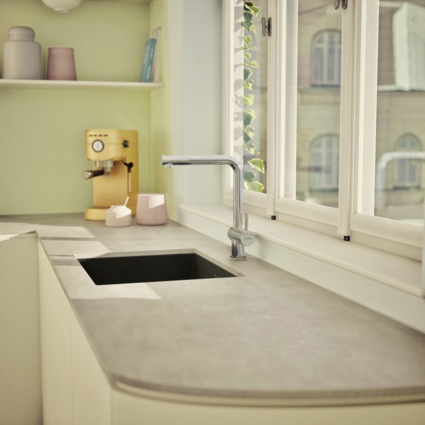 Dřezová baterie Schock Epos W Chrom beztlaková