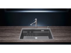 Granitový dřez Blanco ETAGON 8 Šedá skála, bez excentru Granitový dřez Blanco ETAGON 8 Šedá skála, bez excentru