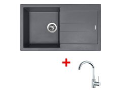 Set Sinks Amanda 860 Nanogrey + Mix 35 Set Sinks Amanda 860 Nanogrey + Mix 35