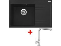 Set Sinks RIM 780 L Metalblack + Elka Set Sinks RIM 780 L Metalblack + Elka